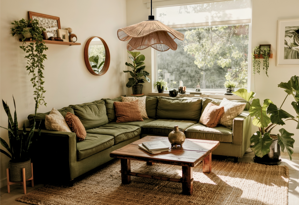 Natural Hemp Rope Woven Pendant Light