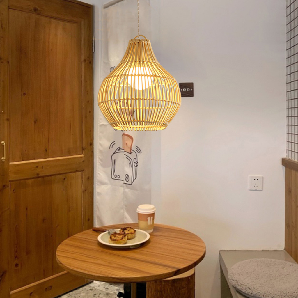 Dari Rattan Pendant Light