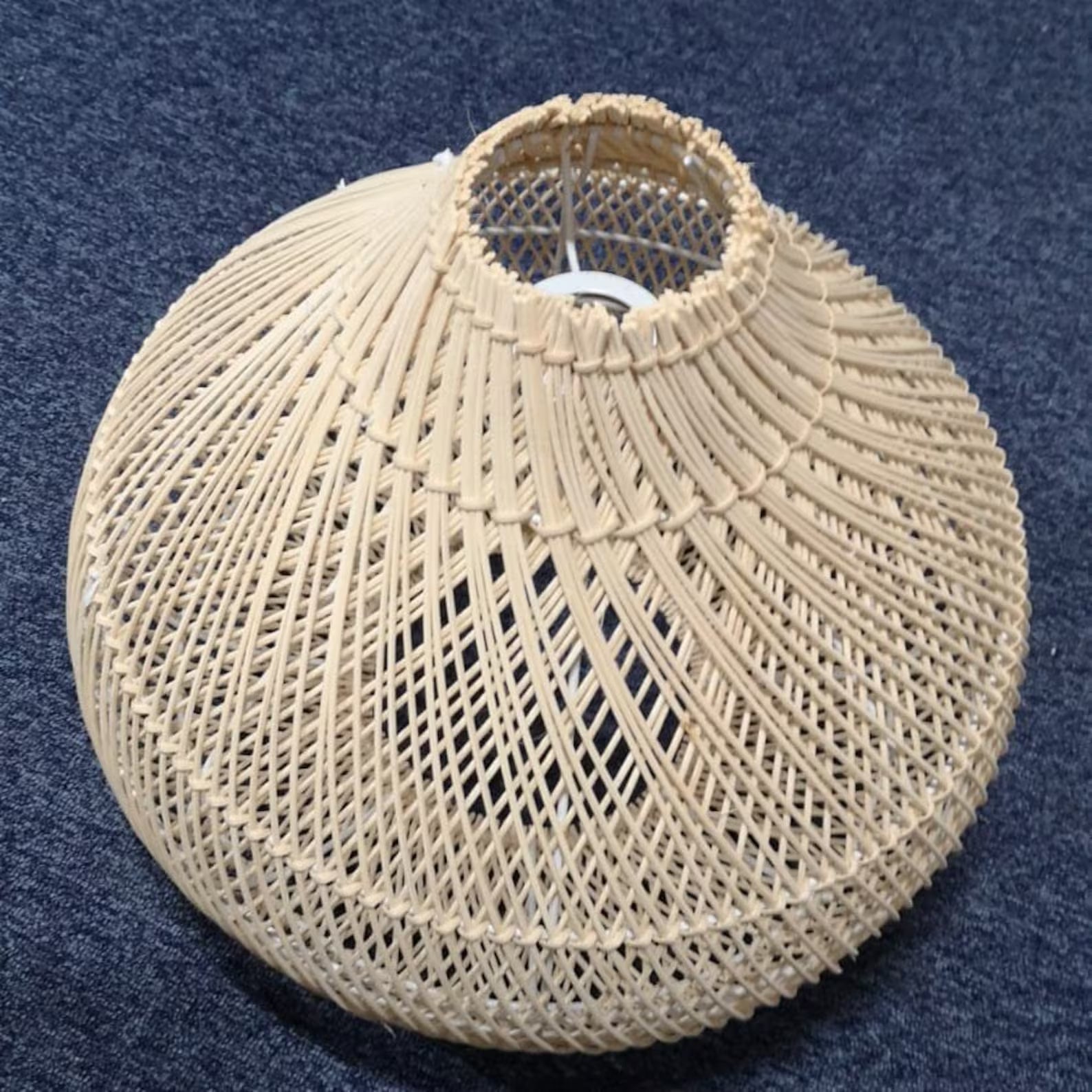 Karjearl Rattan Pendant Light 16 Inch