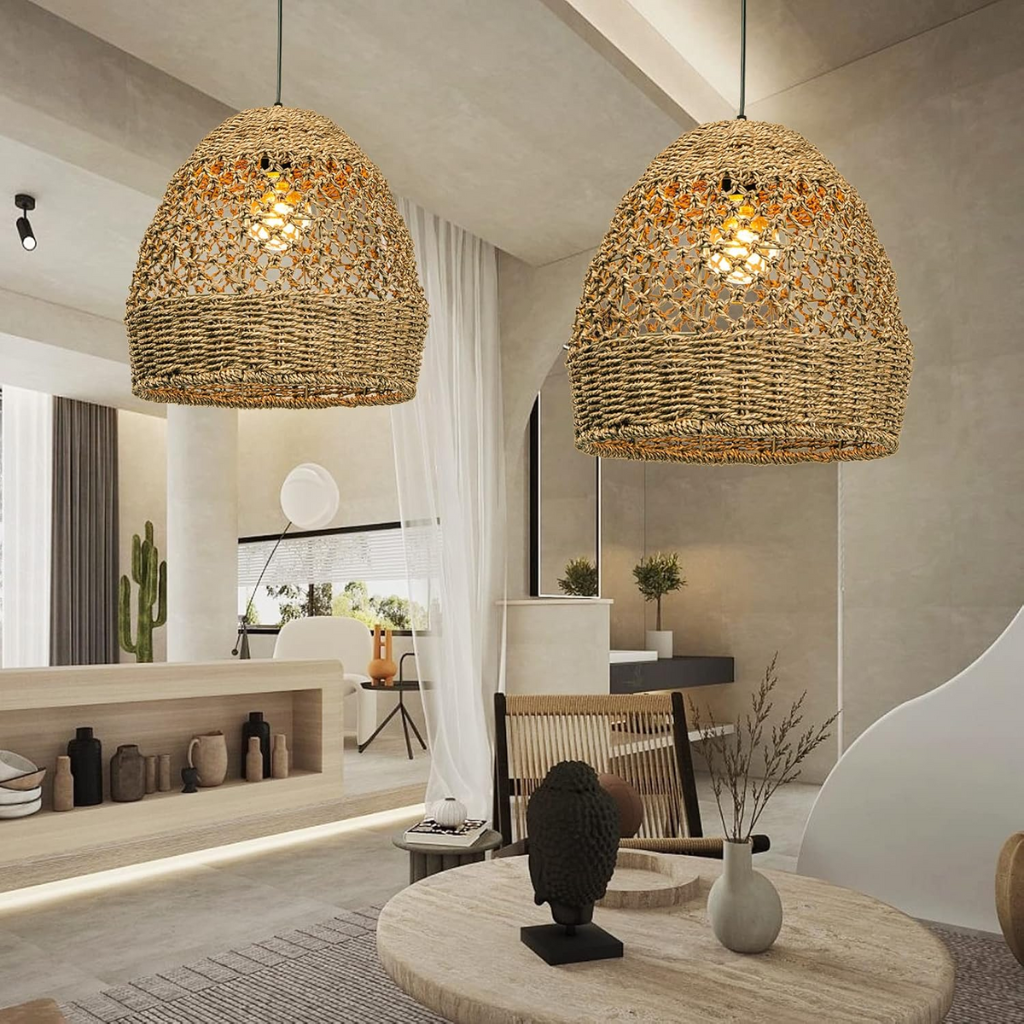 Artibrannan Rattan Woven Basket Pendant Light