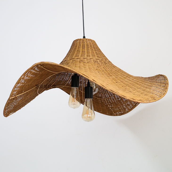 3-Light Selma Rattan Pendant Light