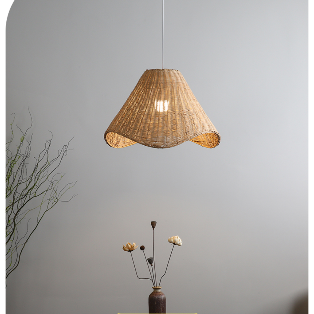Sutton Knotted Rattan Pendant Light