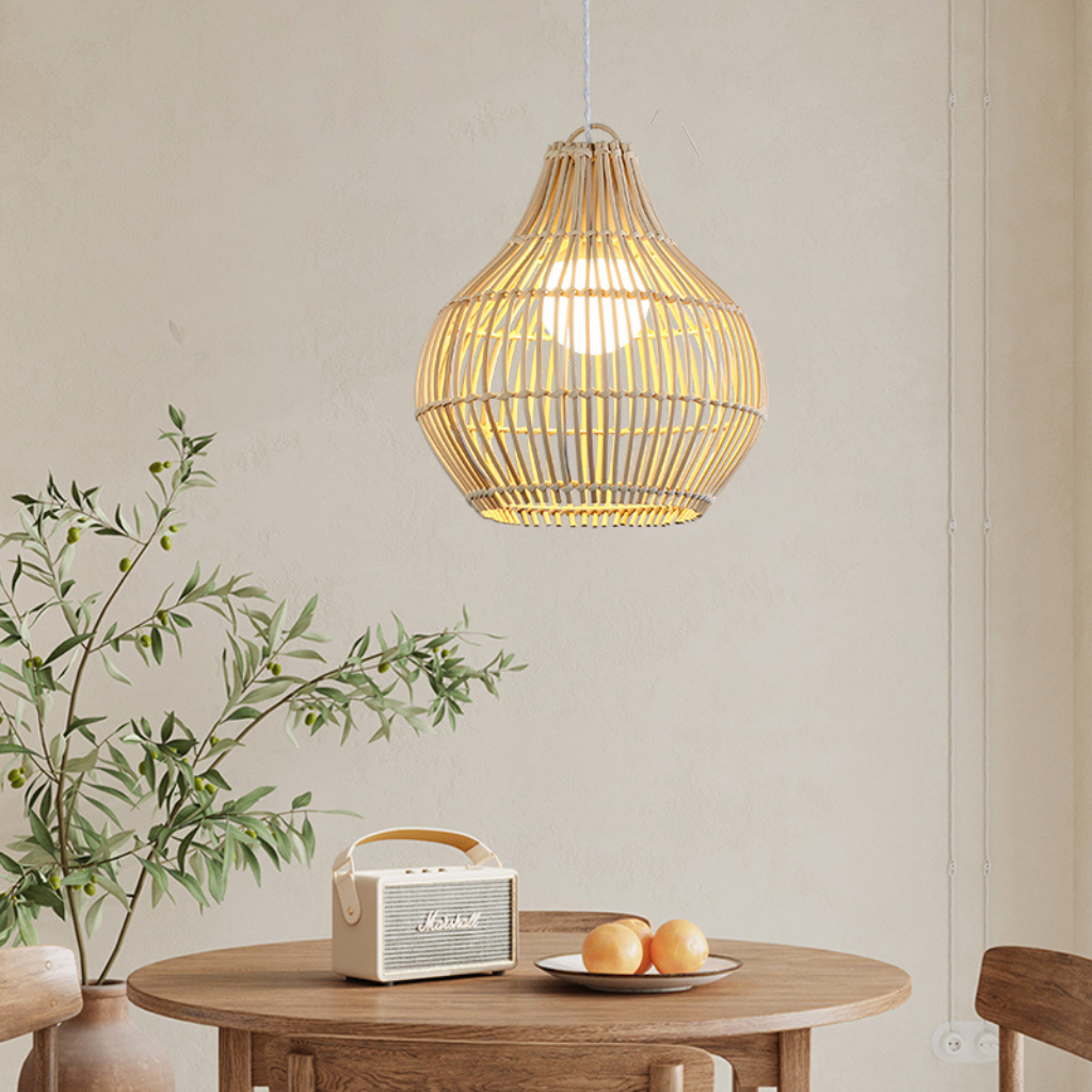 Dari Rattan Pendant Light