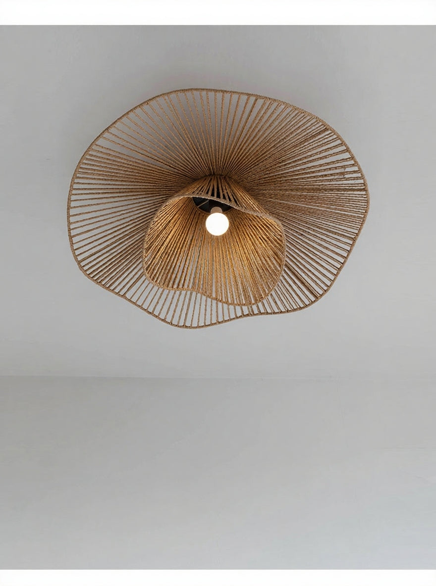 Akoni Wabi Sabi Hemp Rope Ceiling Light