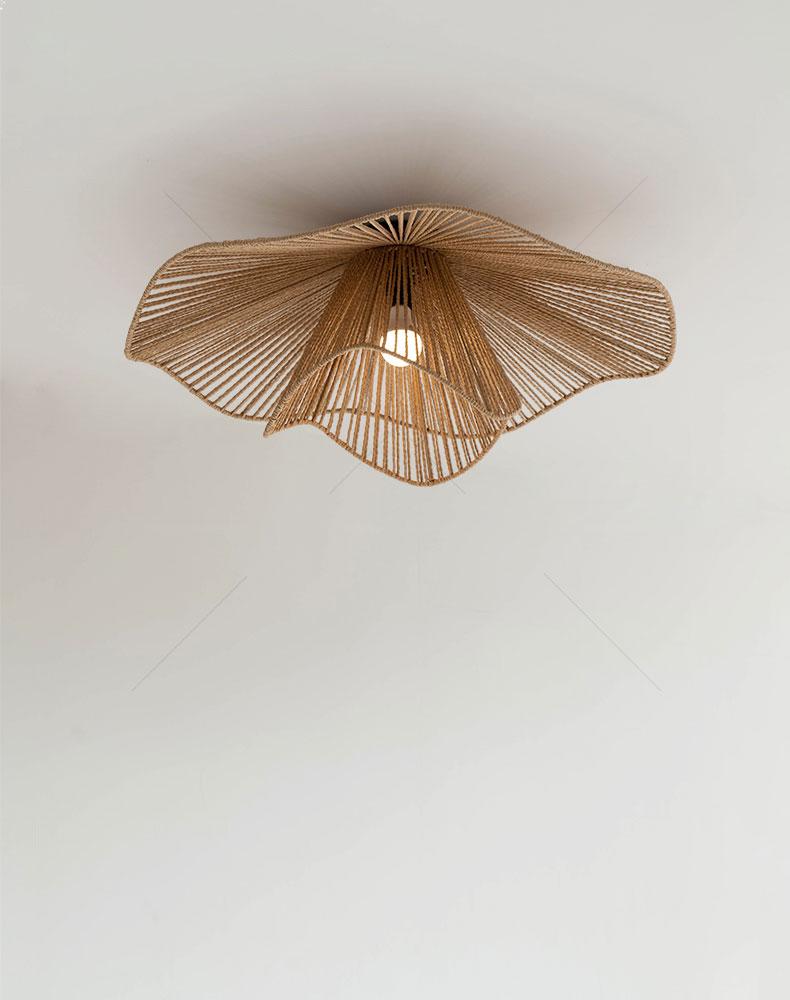 Akoni Wabi Sabi Hemp Rope Ceiling Light