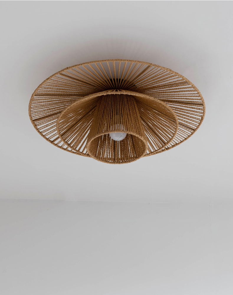 Levan Wabi Sabi Hemp Rope Ceiling Light