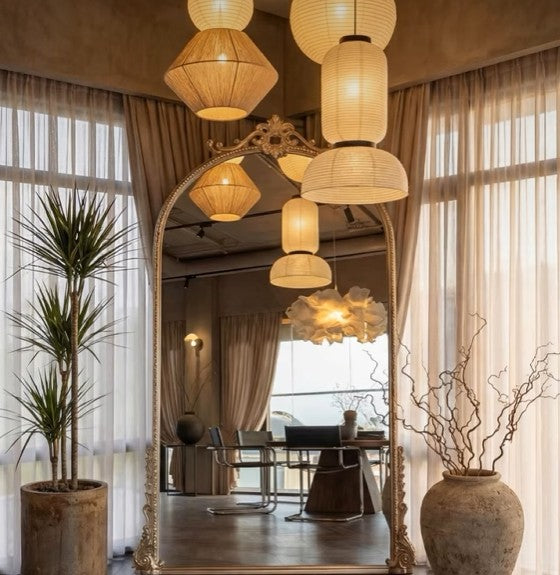 Set 3 Wabi Sabi Hourglass Pendant Light