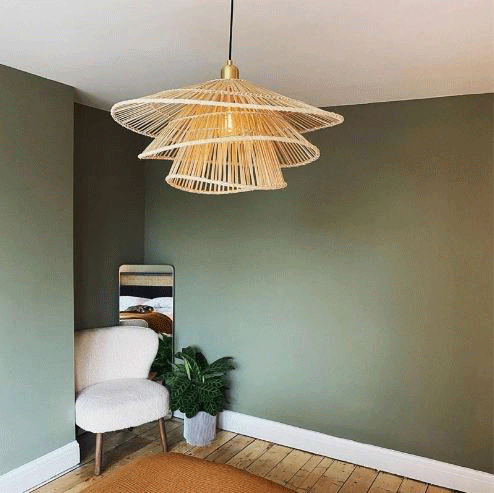 Wilby Tiered Bamboo Pendant Light