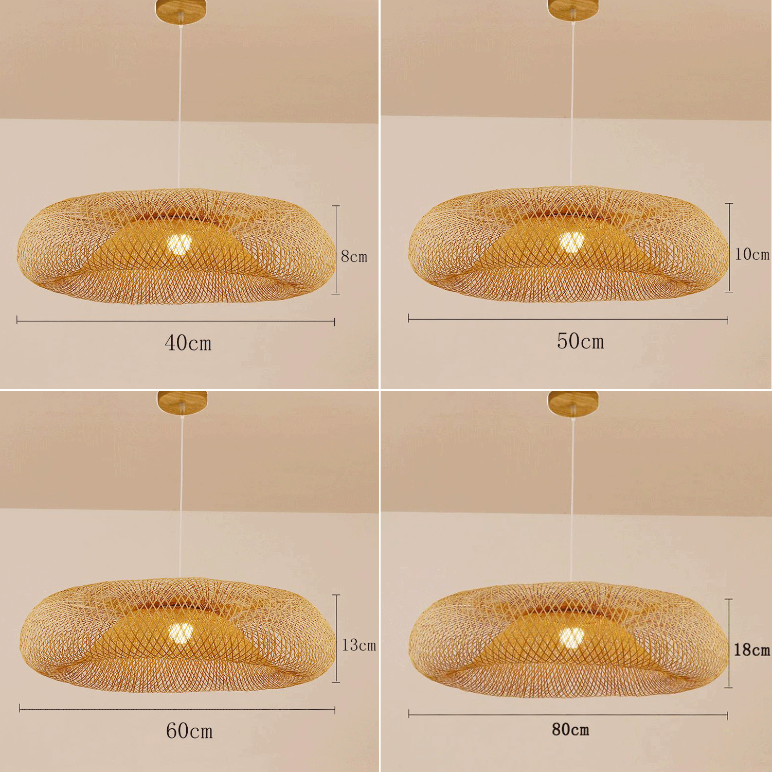 Arunee Bamboo Pendant Light