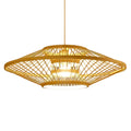 Antique Round Bamboo Pendant Light