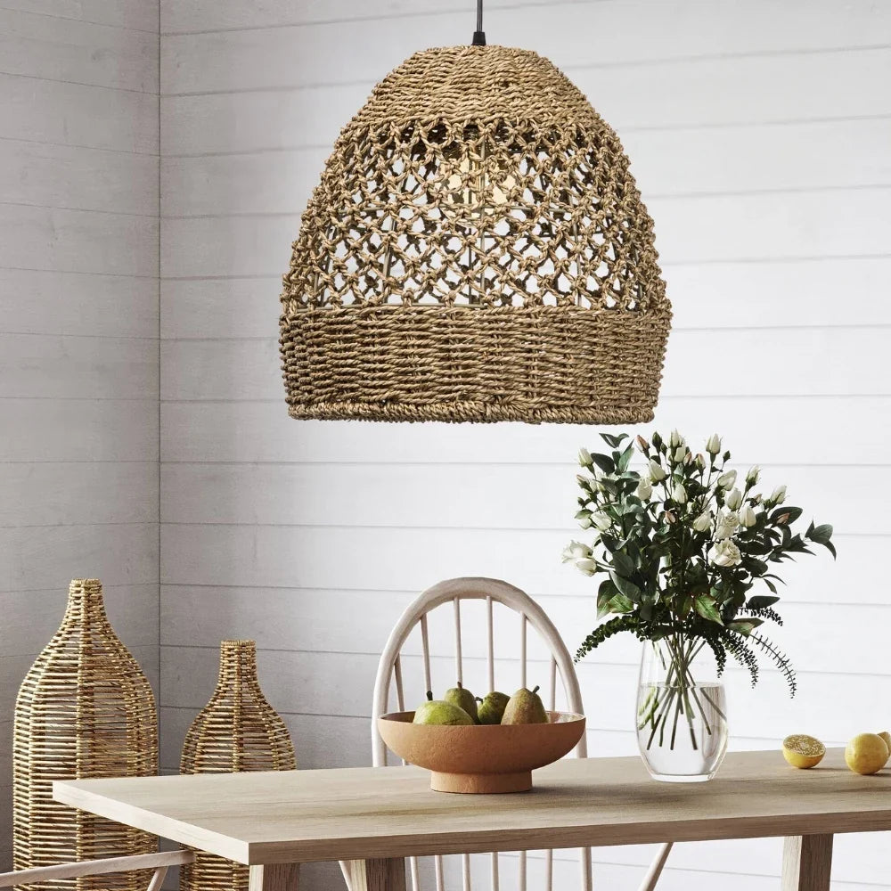Artibrannan Rattan Woven Basket Pendant Light