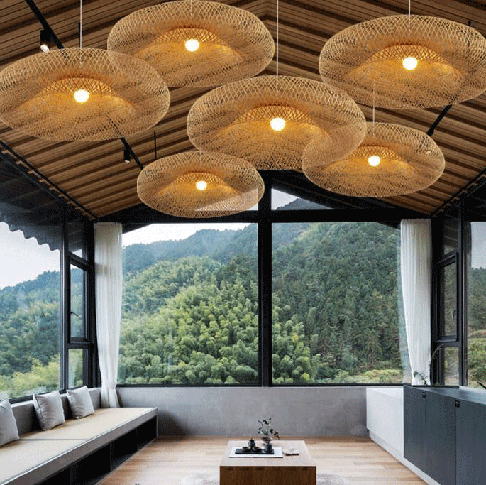 Arunee Bamboo Pendant Light
