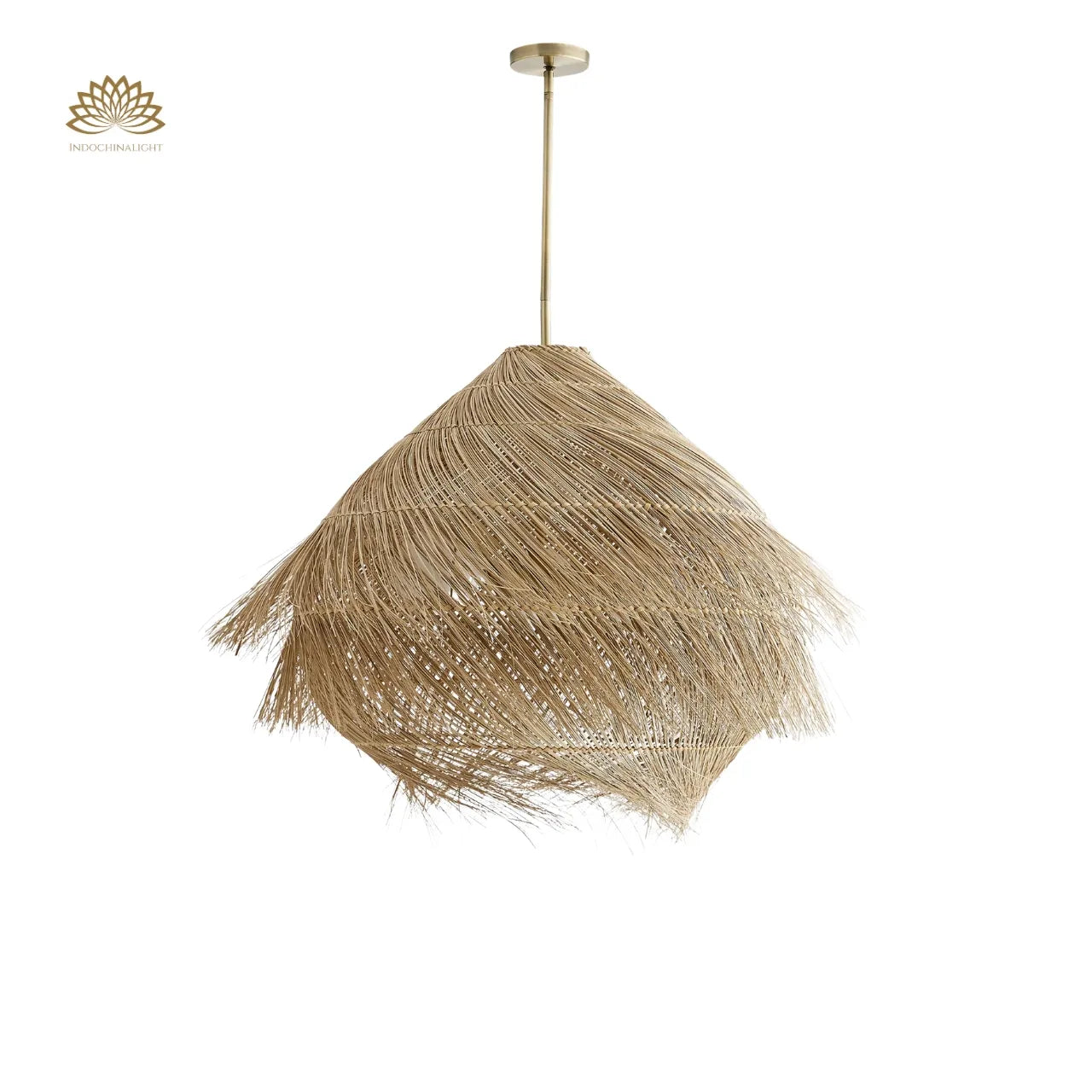 Ashburn Fringe Rattan Pendant Light