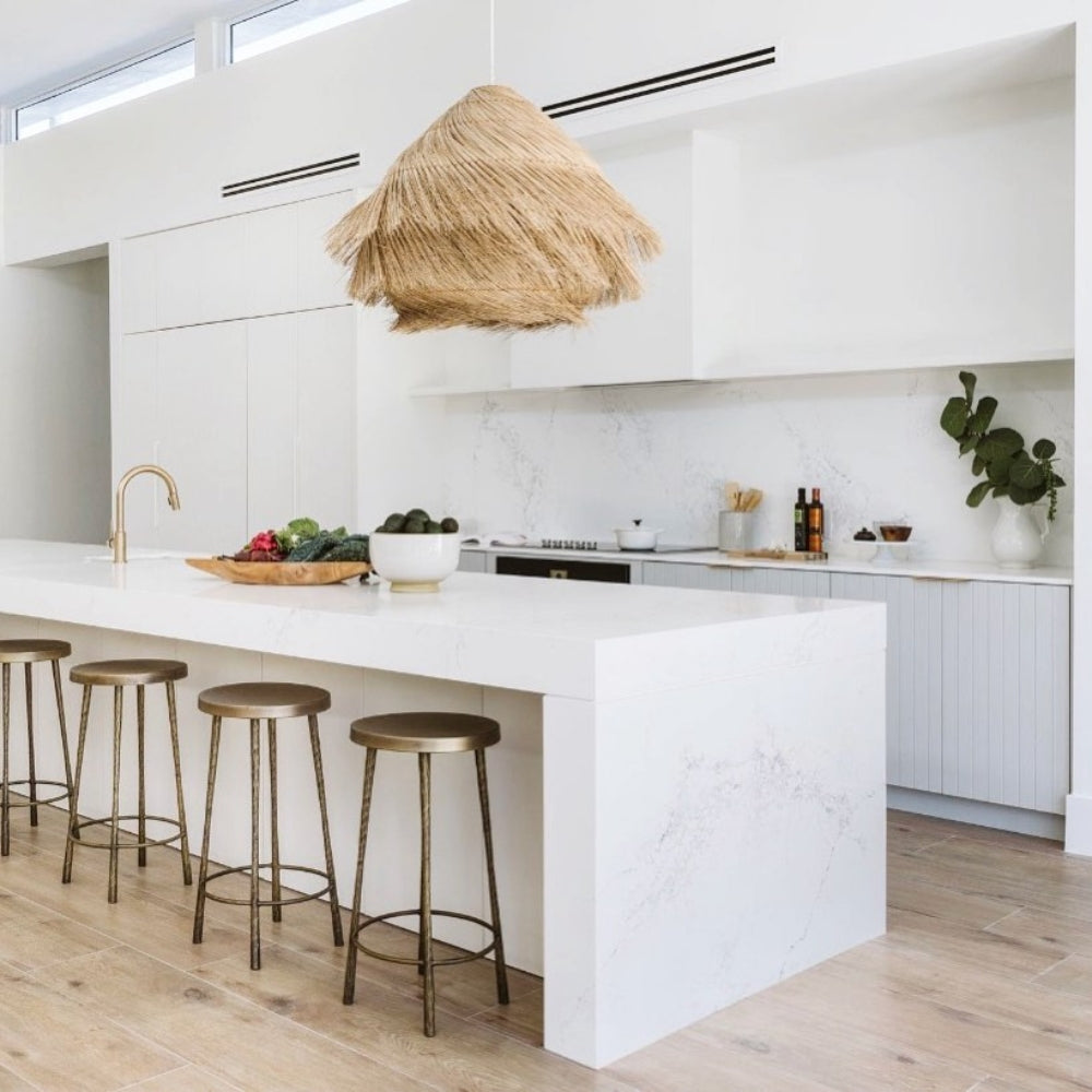 Ashburn Fringe Rattan Pendant Light
