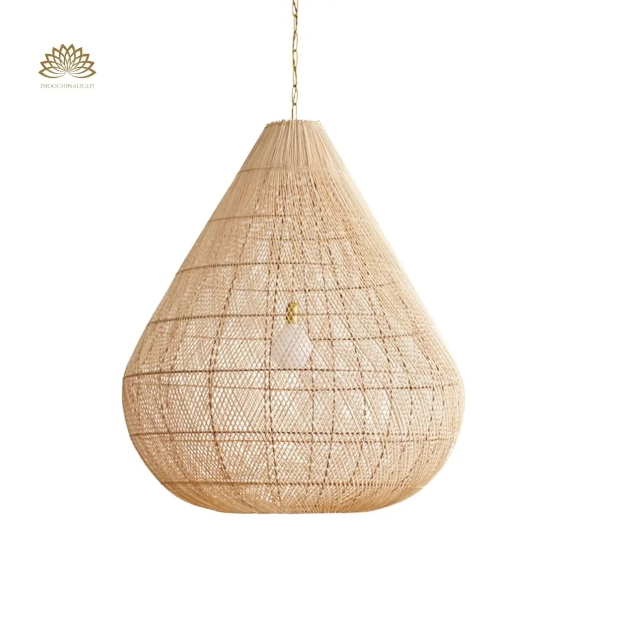 Ayanna Teardrop Rattan Pendant Light