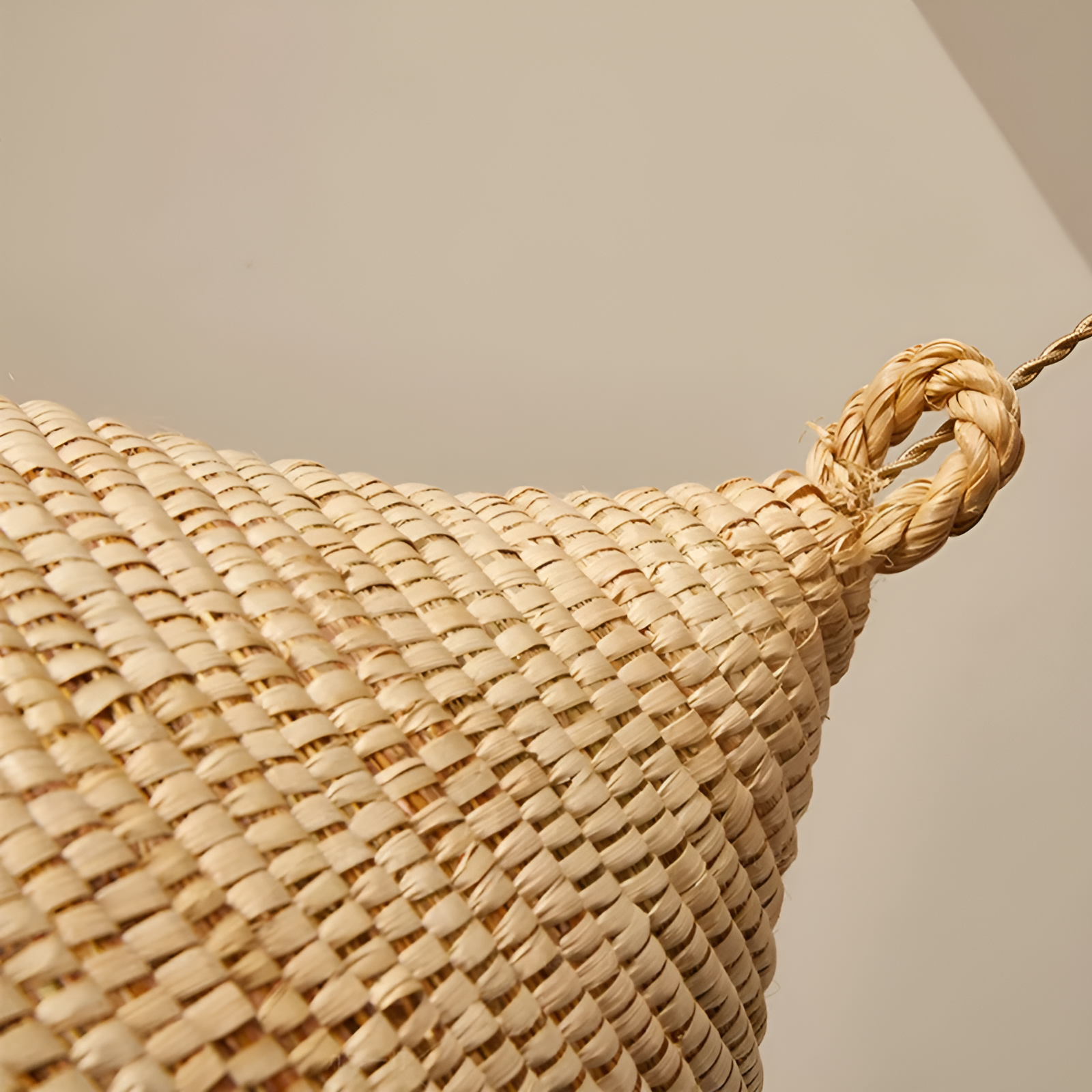 Yariah Cone Bamboo Rattan Pendant Light