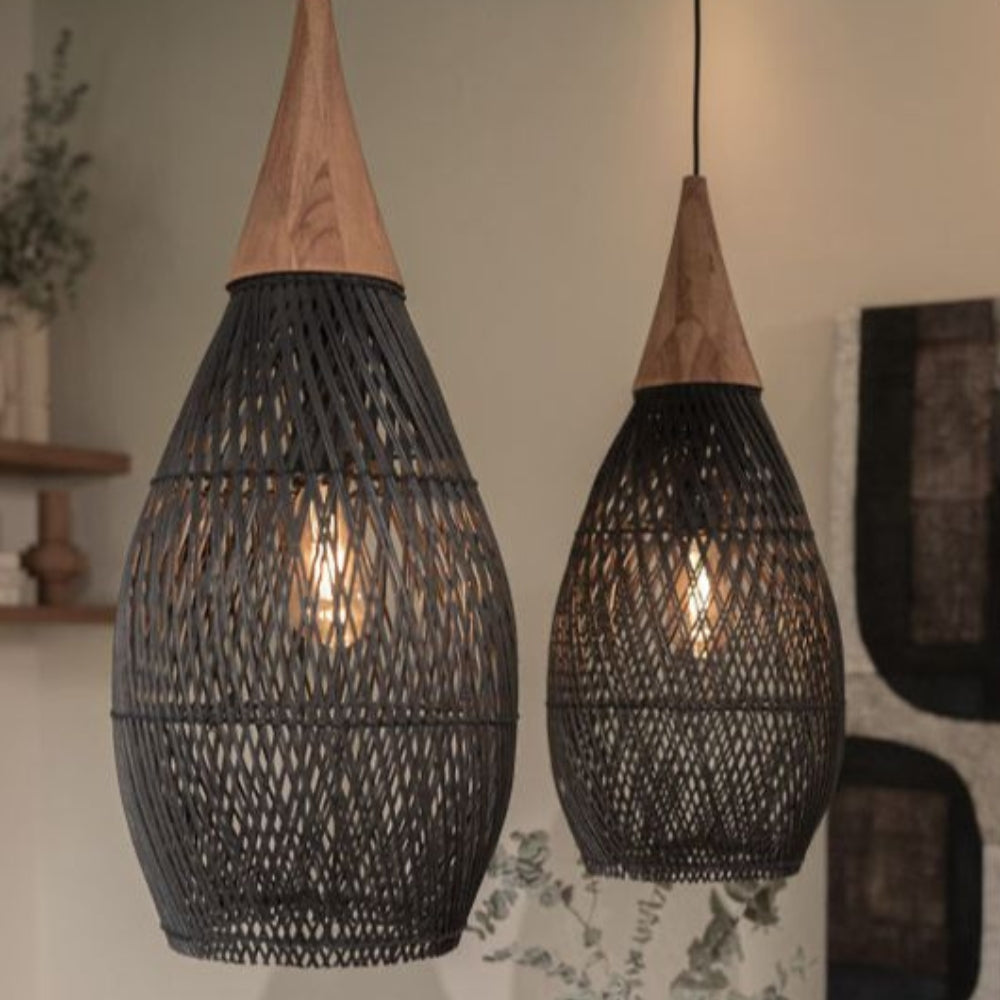 Bathari Wabi Sabi Rattan Pendant Light
