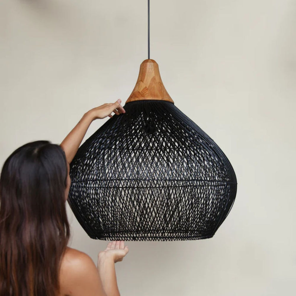 Bathari Wabi Sabi Rattan Pendant Light