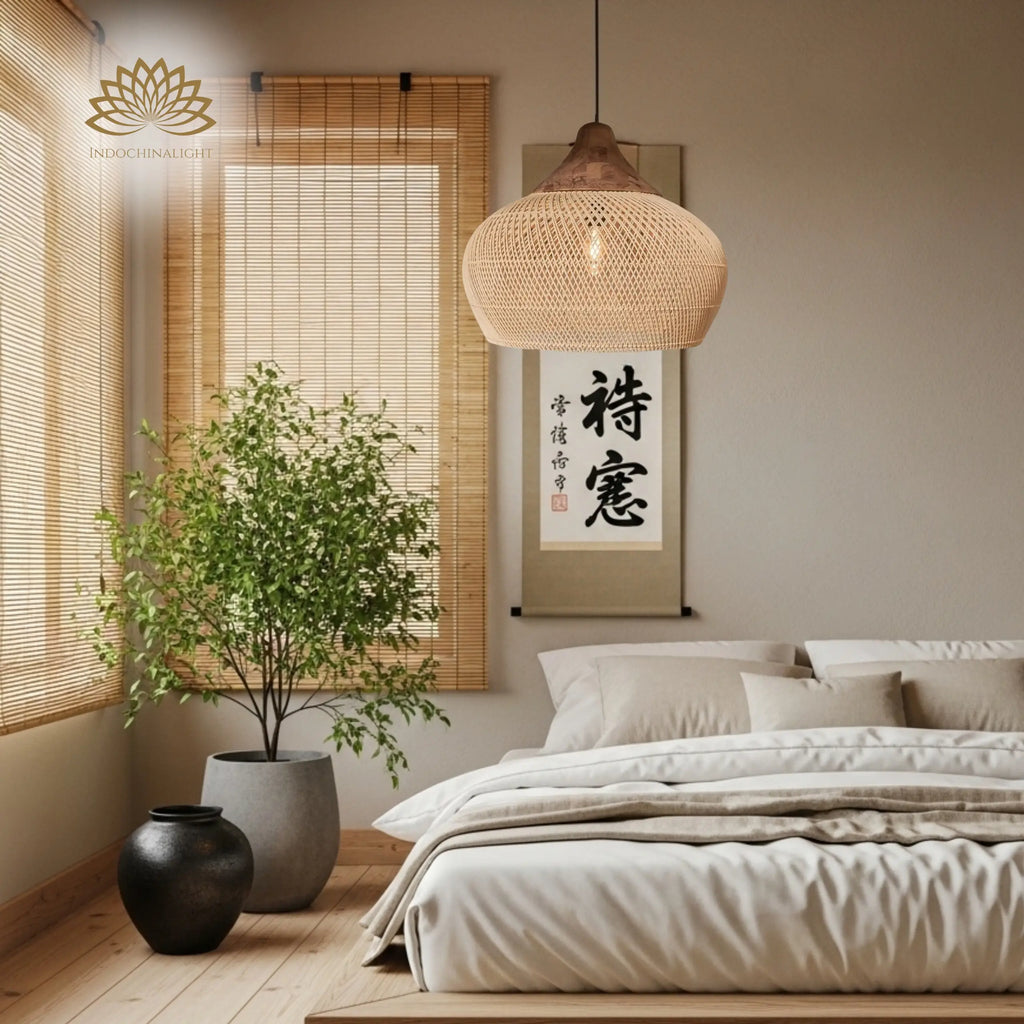 Bathari Wabi Sabi Rattan Pendant Light