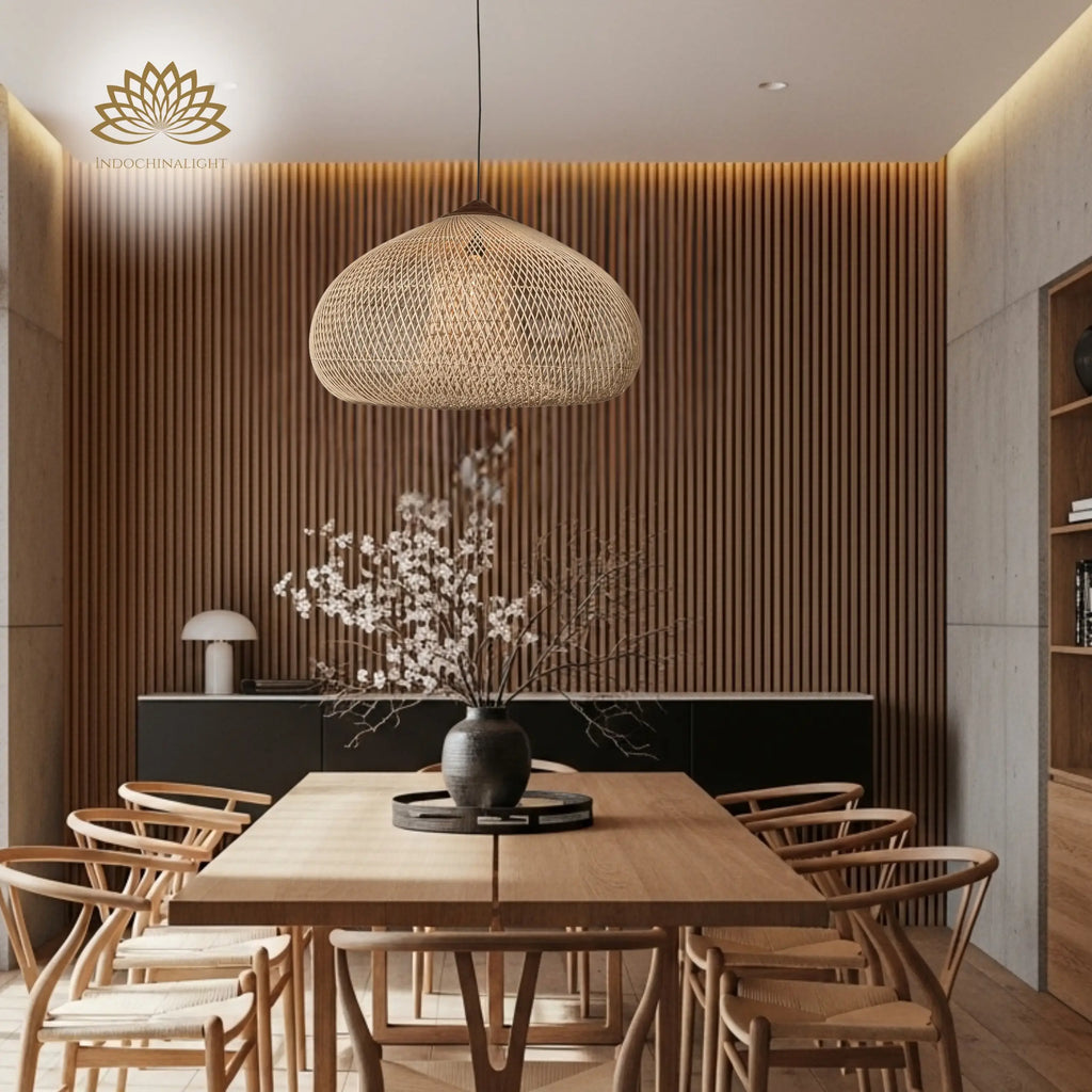 Bathari Wabi Sabi Rattan Pendant Light