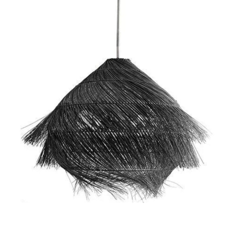 Ashburn Fringe Rattan Pendant Light