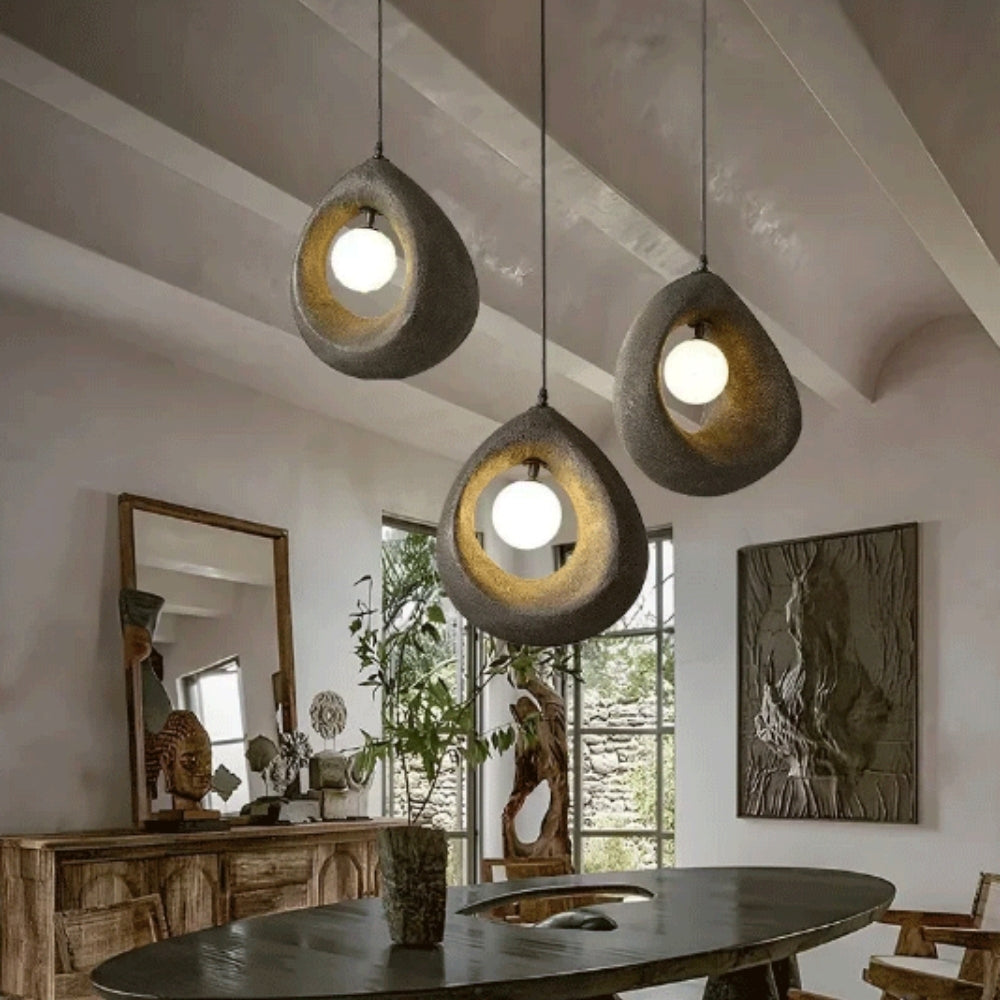 Cave Surround Wabi Sabi Pendant Light
