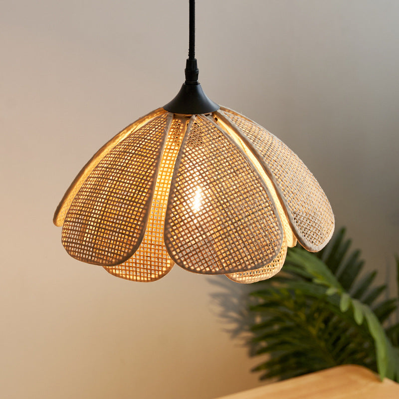 Bloom Wabi Sabi Rattan Pendant Light