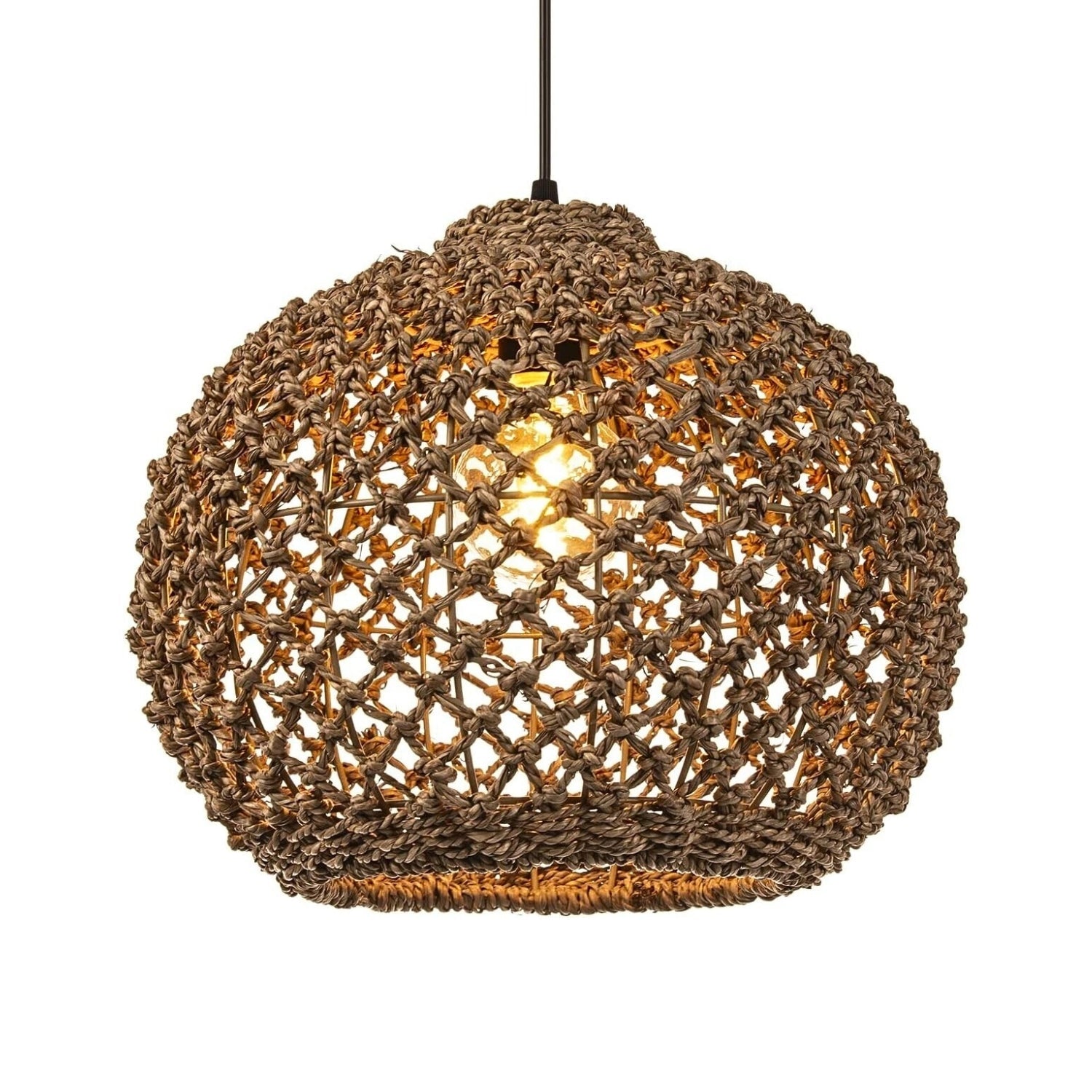 Boho Globe Small Basket Pendant Light