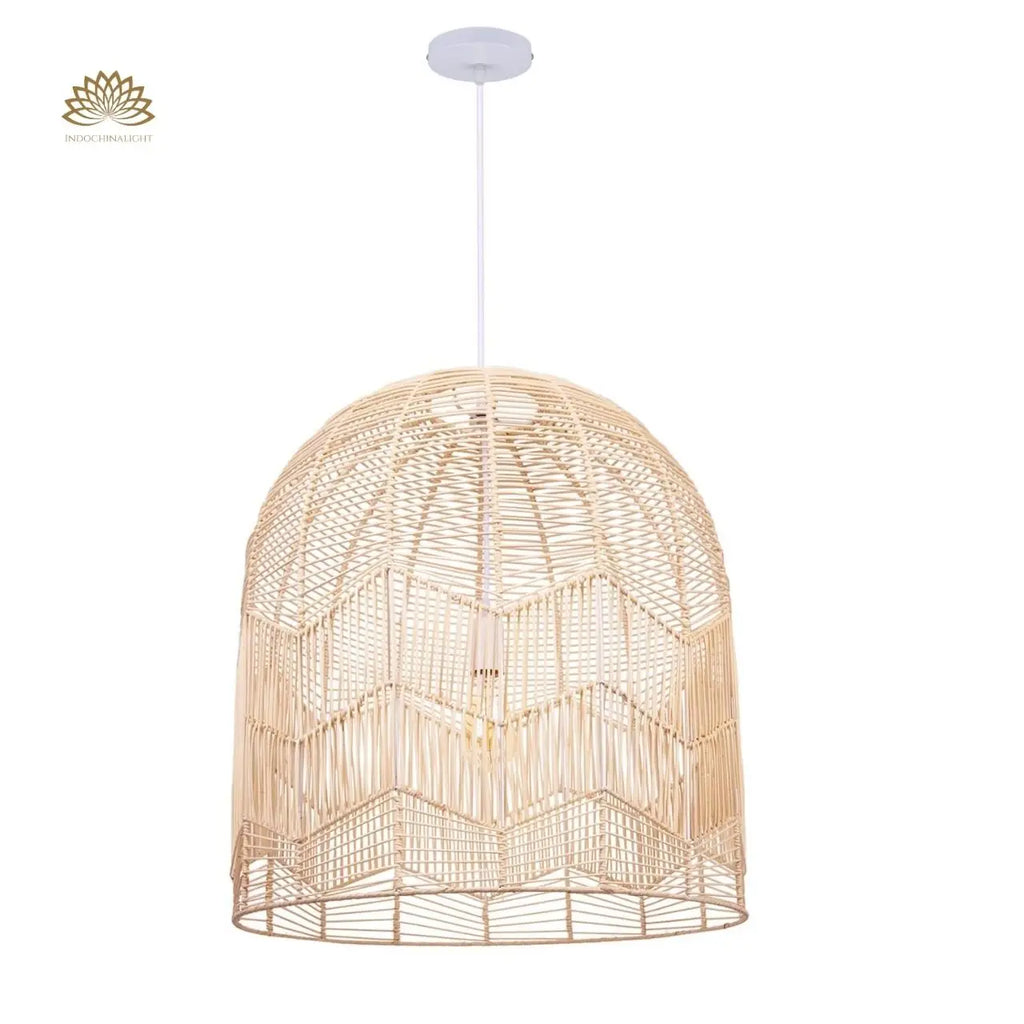 Lace Boho Rattan Pendant Light