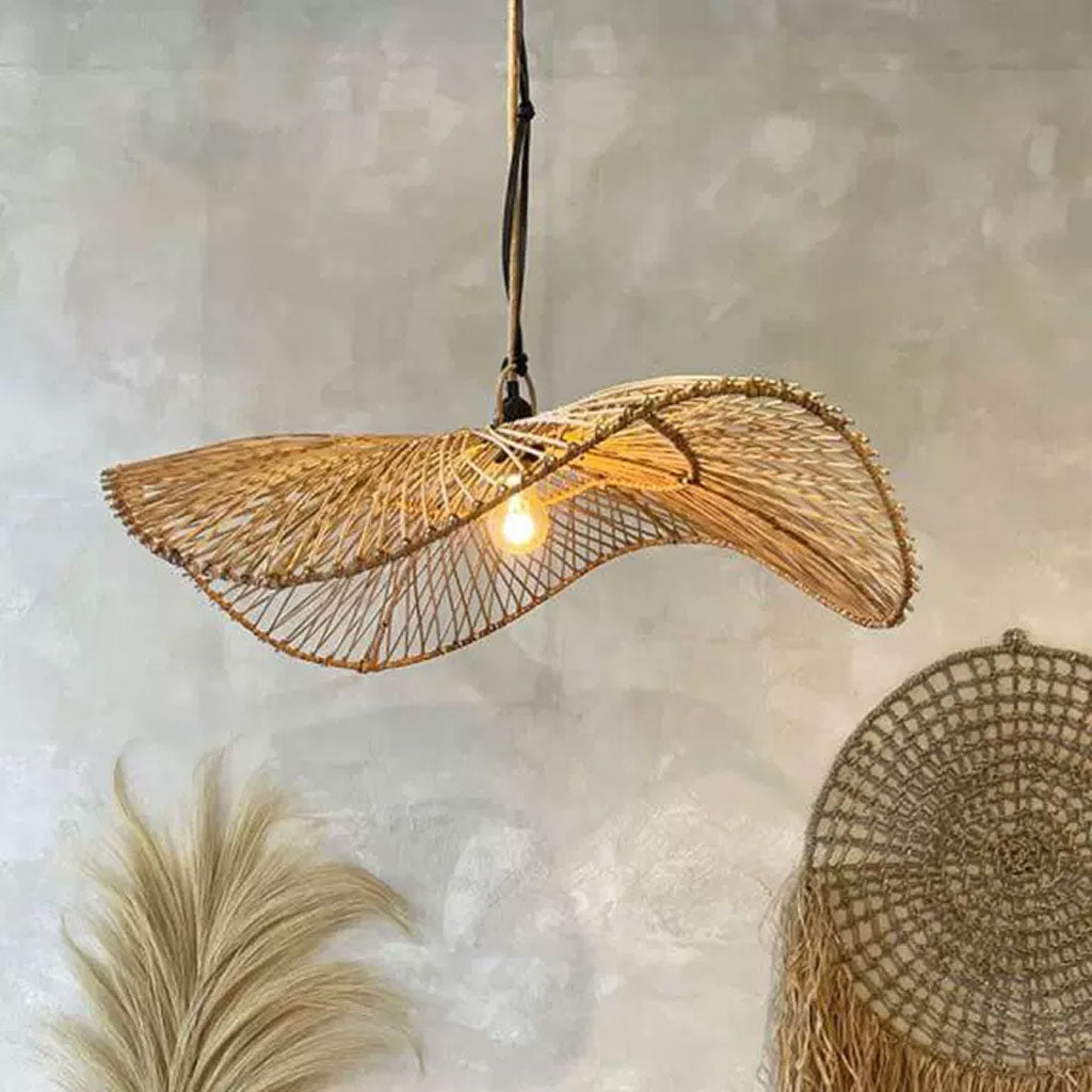 Chapeau Modern Rattan Ceiling Light