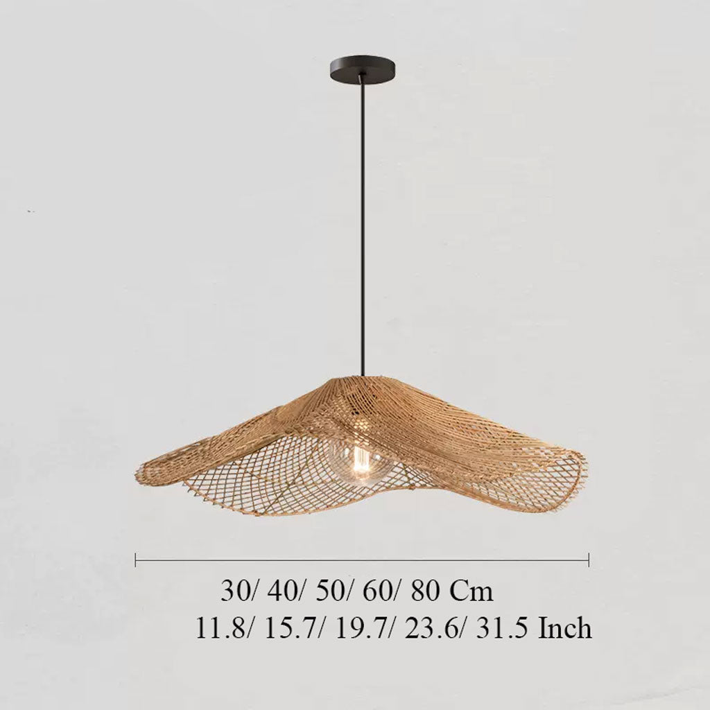 Chapeau Modern Rattan Ceiling Light