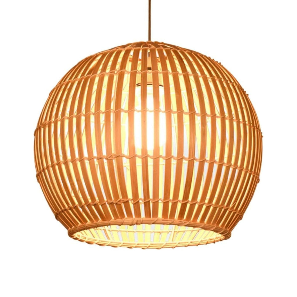 Calico Small Round Bamboo Pendant Light Shade