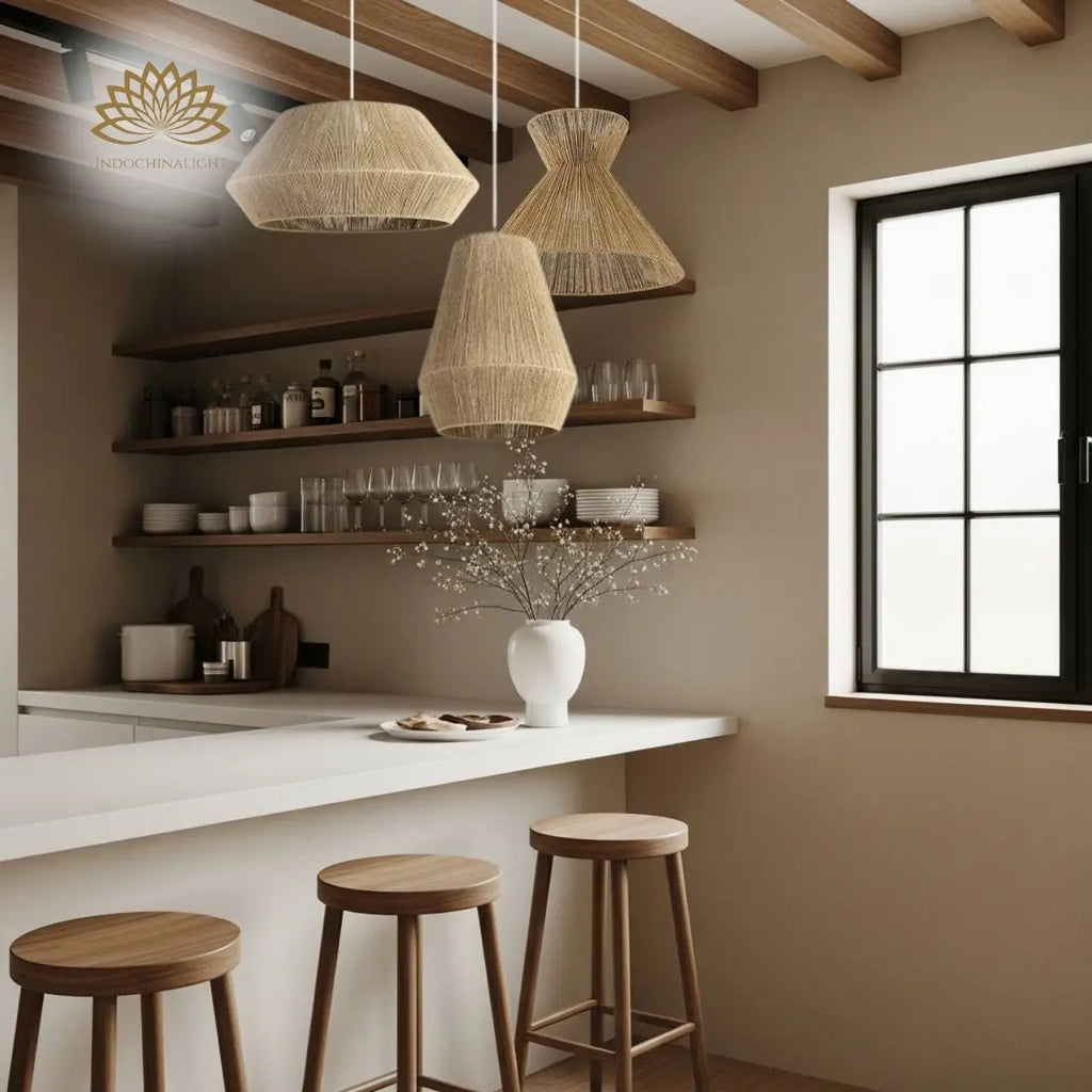 Collins Wabi Sabi Small Basket Pendant Light