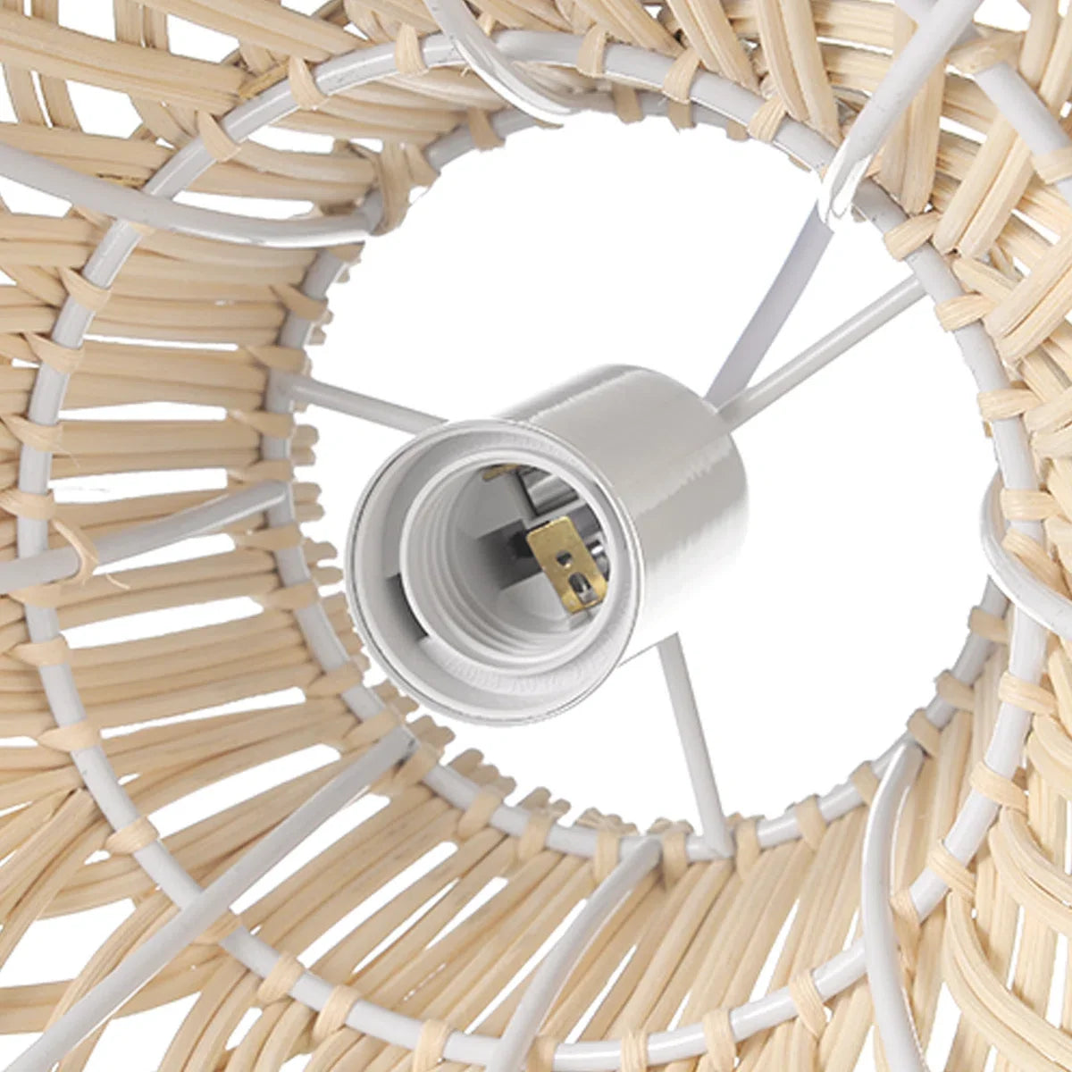 Dakota Natural Rattan Dome Pendant Light
