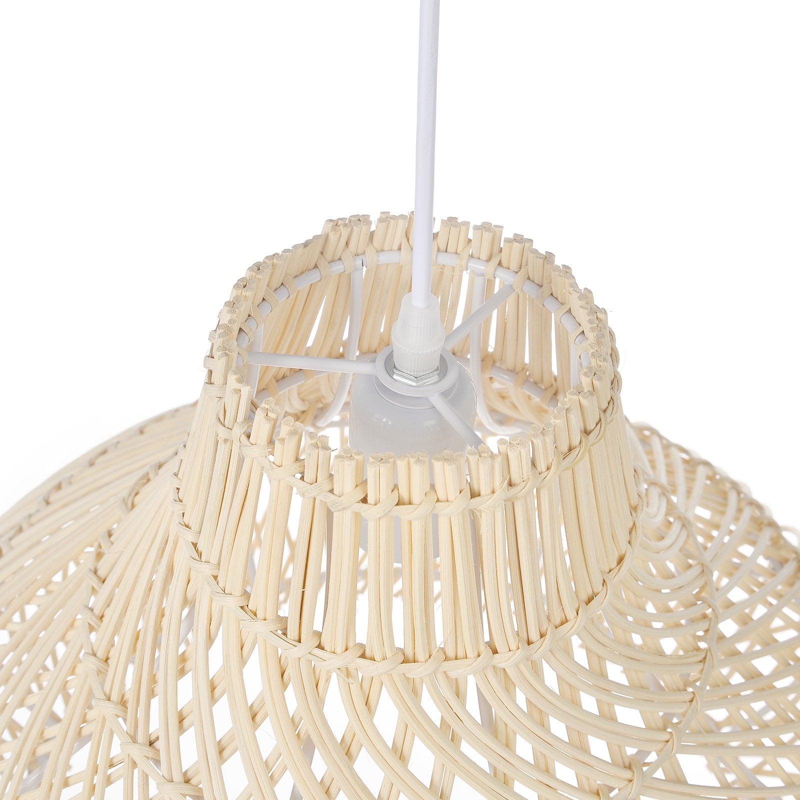 Dakota Natural Rattan Dome Pendant Light