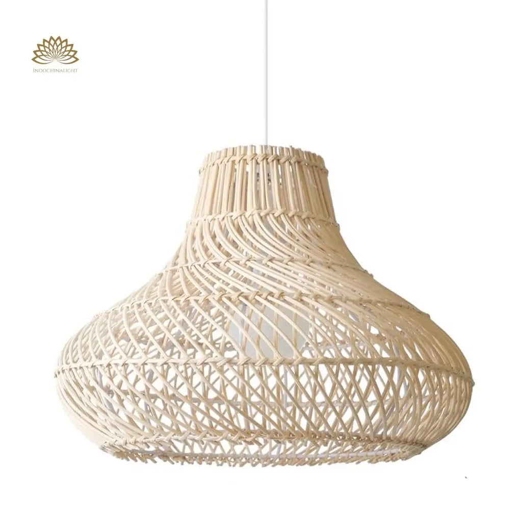 Dakota Natural Rattan Dome Pendant Light