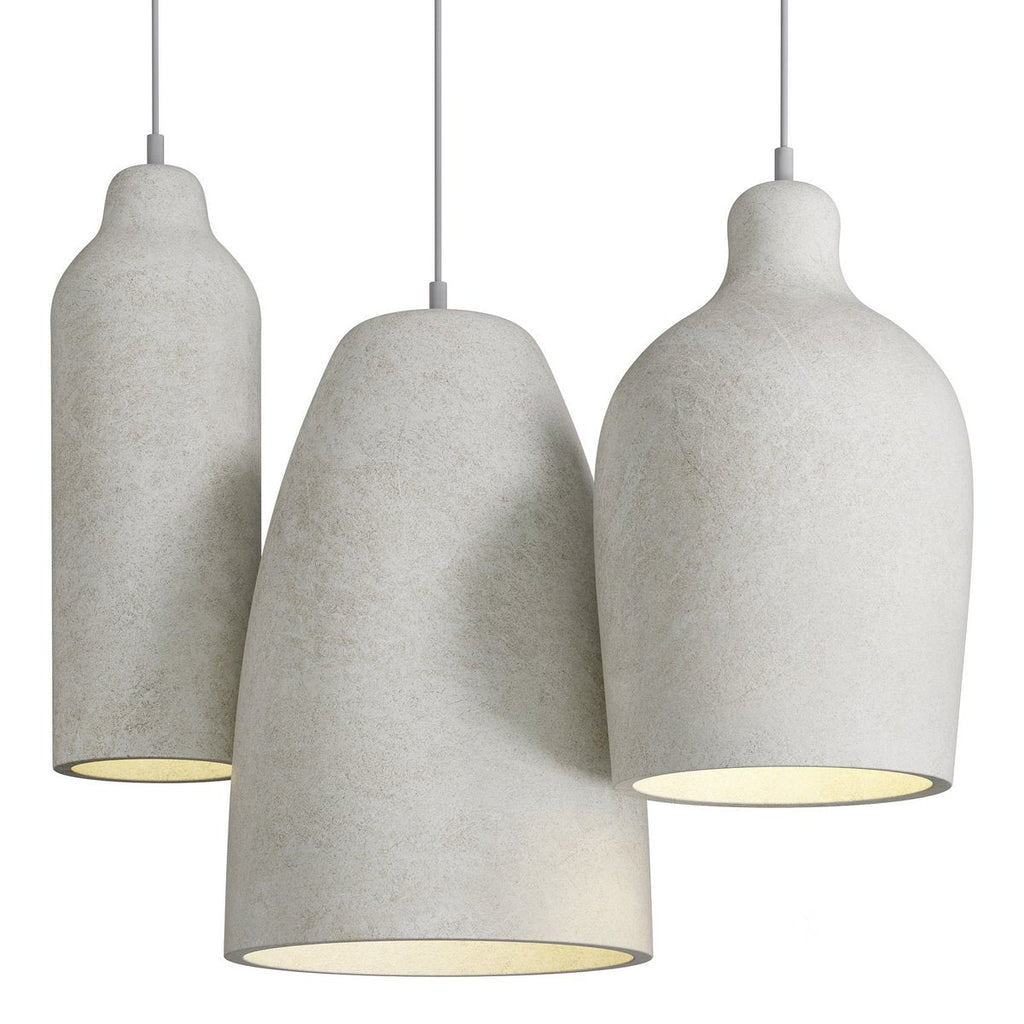 Ebony Wabi Sabi Cylinder Pendant Light