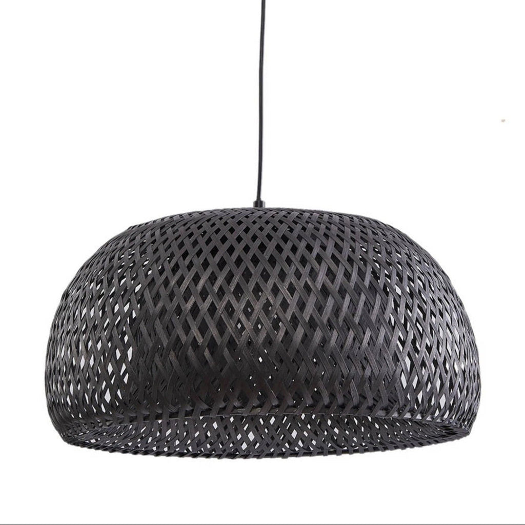 Eskil Black Bamboo Pendant Light Shade