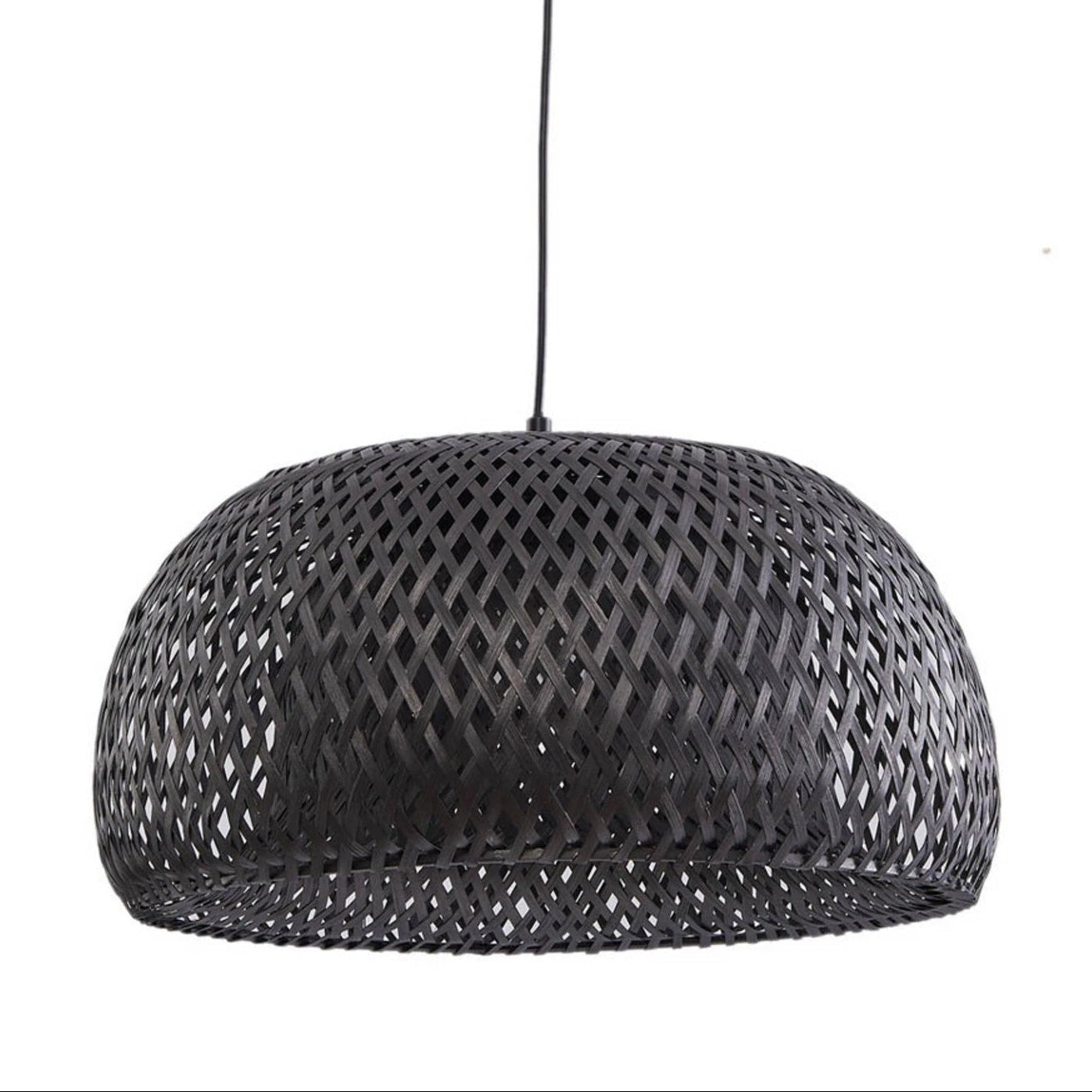 Eskil Black Bamboo Pendant Light Shade
