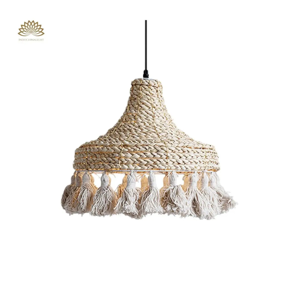Hamimi Wabi Sabi Boho Wicker Pendant Light
