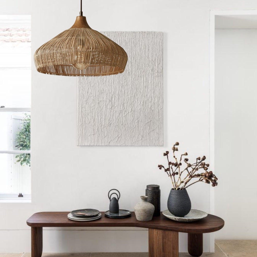 Havenly Rattan Woven Dome Pendant Light