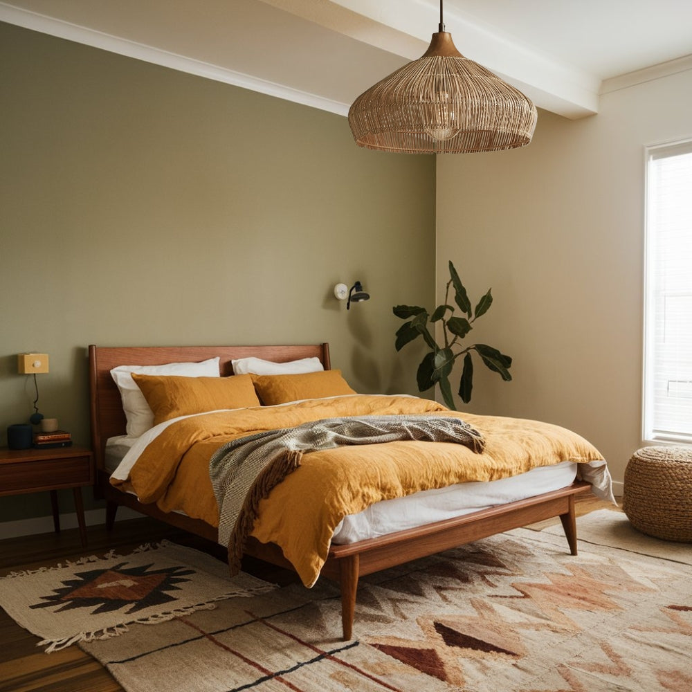 Havenly Rattan Woven Dome Pendant Light