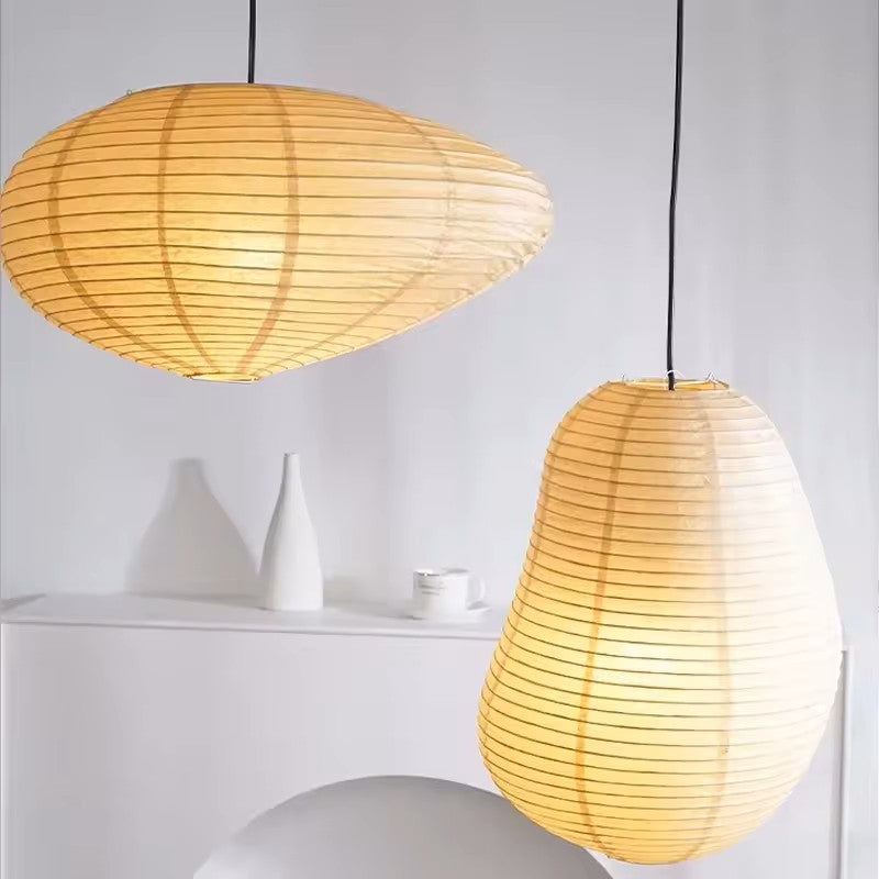 Isamu Noguchi Wabi Sabi Paper Pendant Light