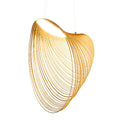 Ring Wabi Sabi Japandi Wood Ceiling Light