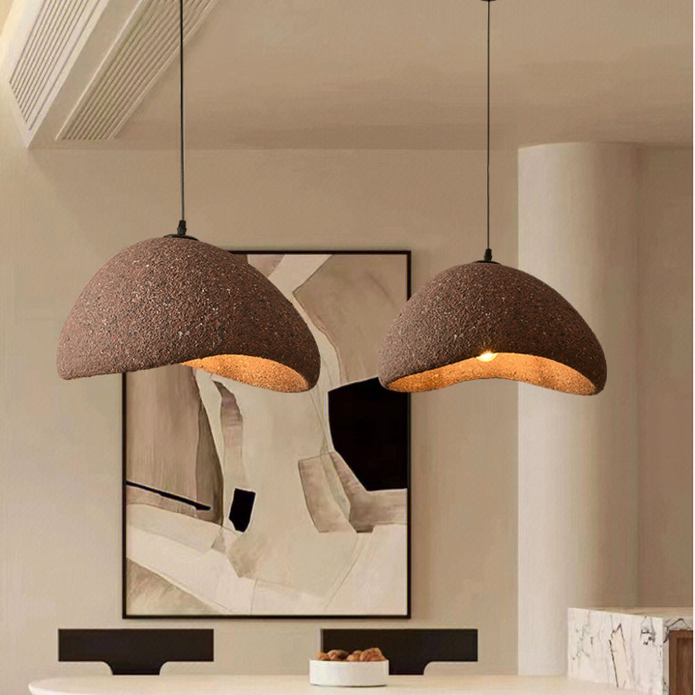 Imitation Stone Wabi Sabi Pendant Light