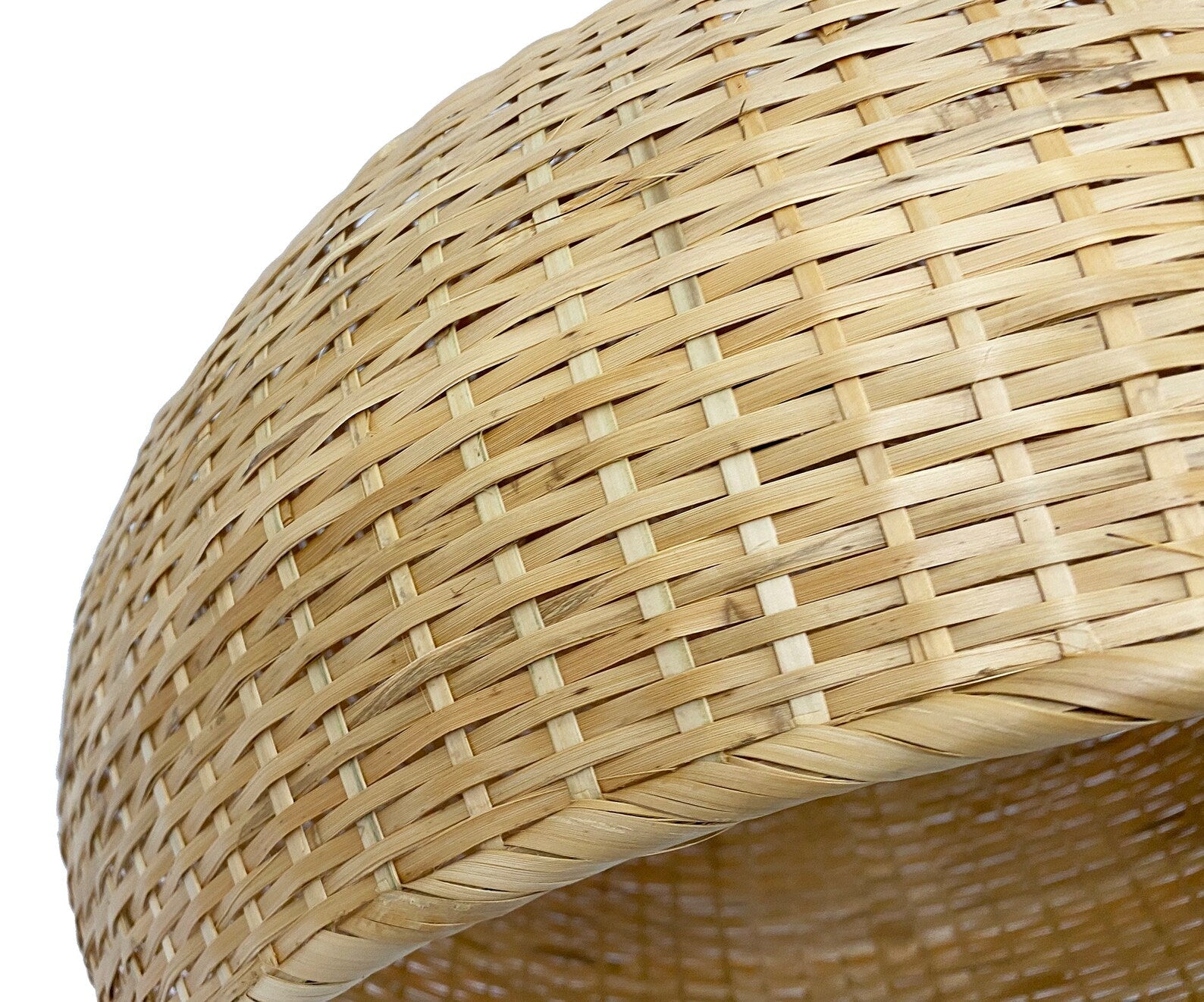 Juanita Wabi Sabi Dome Wicker Bamboo Ceiling Light