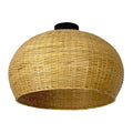 Juanita Wabi Sabi Dome Wicker Bamboo Ceiling Light