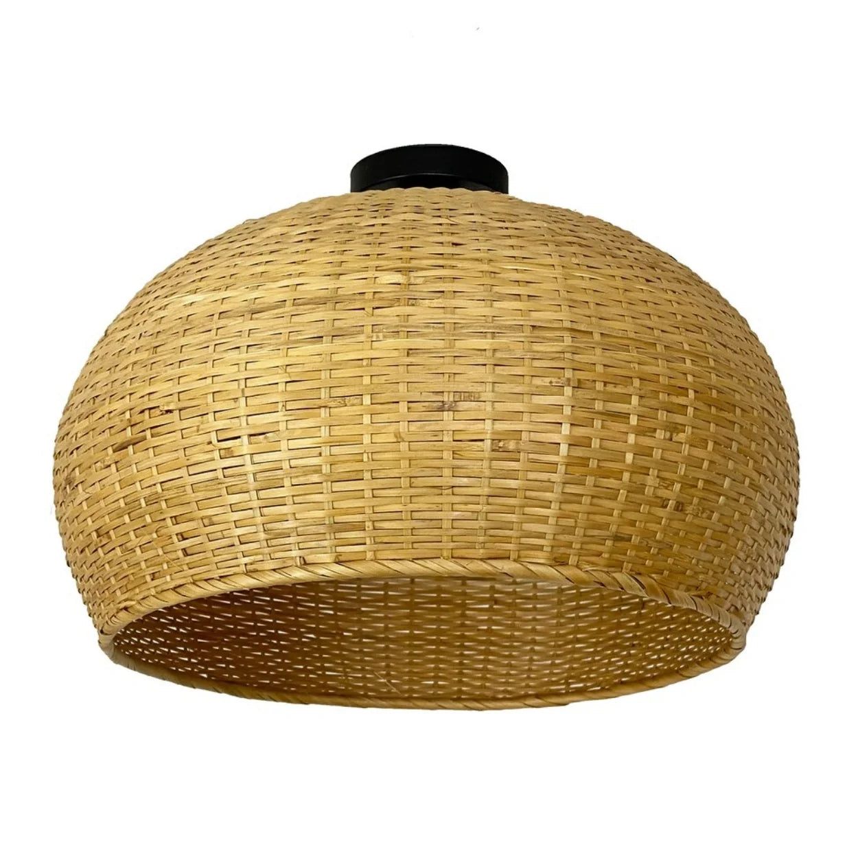 Juanita Wabi Sabi Dome Wicker Bamboo Ceiling Light