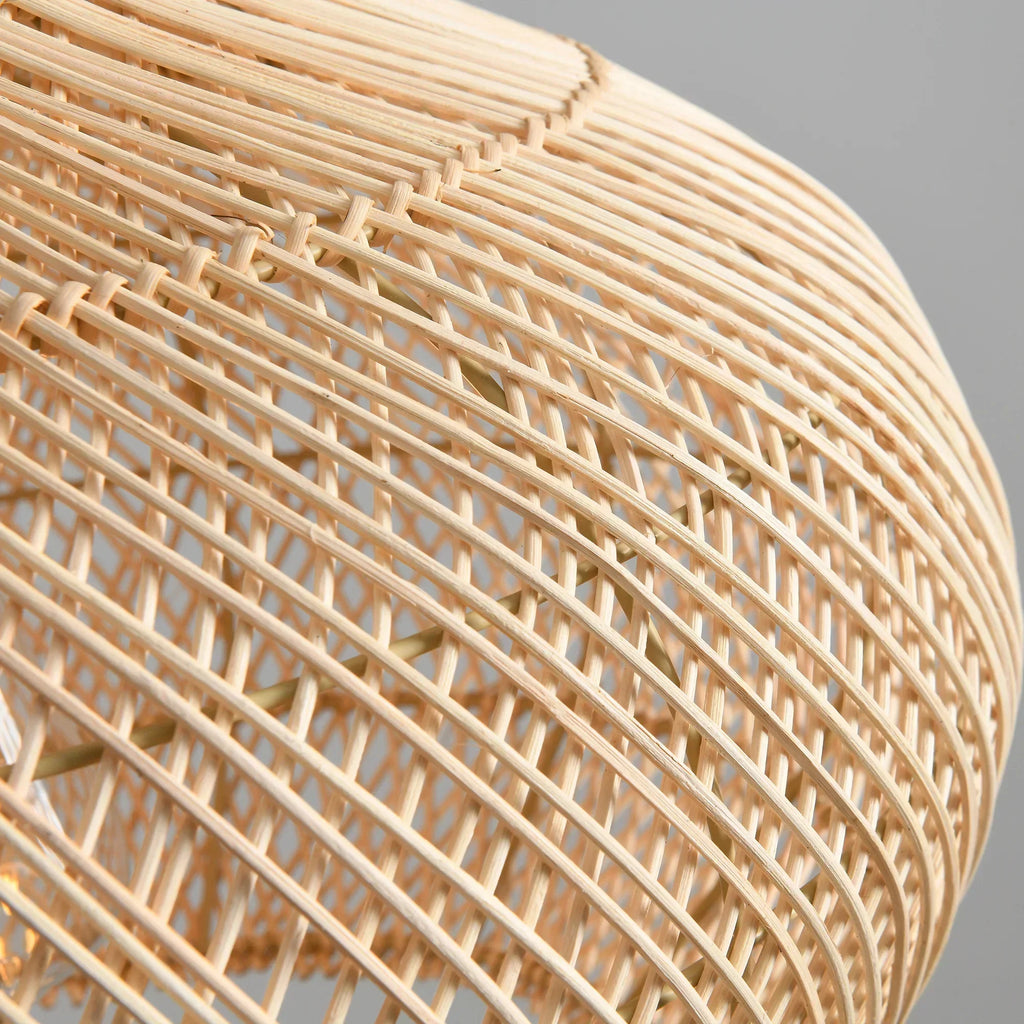 Karjearl Rattan Pendant Light 16 Inch
