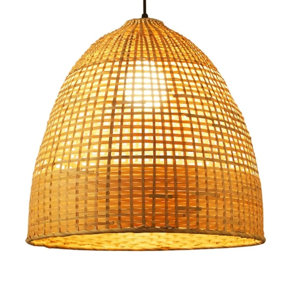 Kirsal Rattan Basket Pendant Light Shade - Cluster Hanging